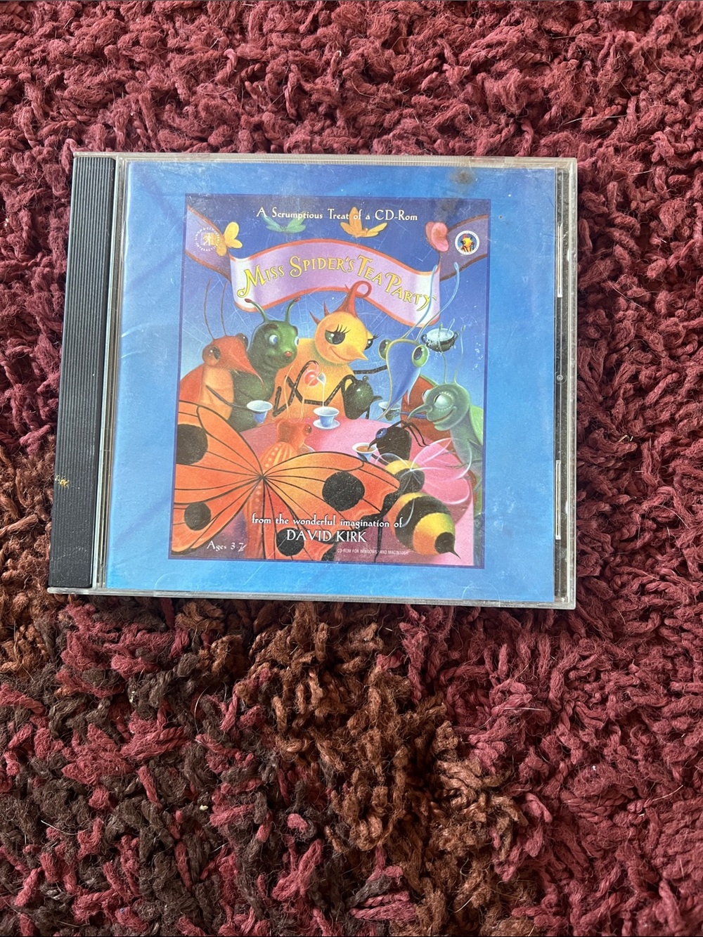 Miss Spider's Tea Party CD Case - Blue Cover